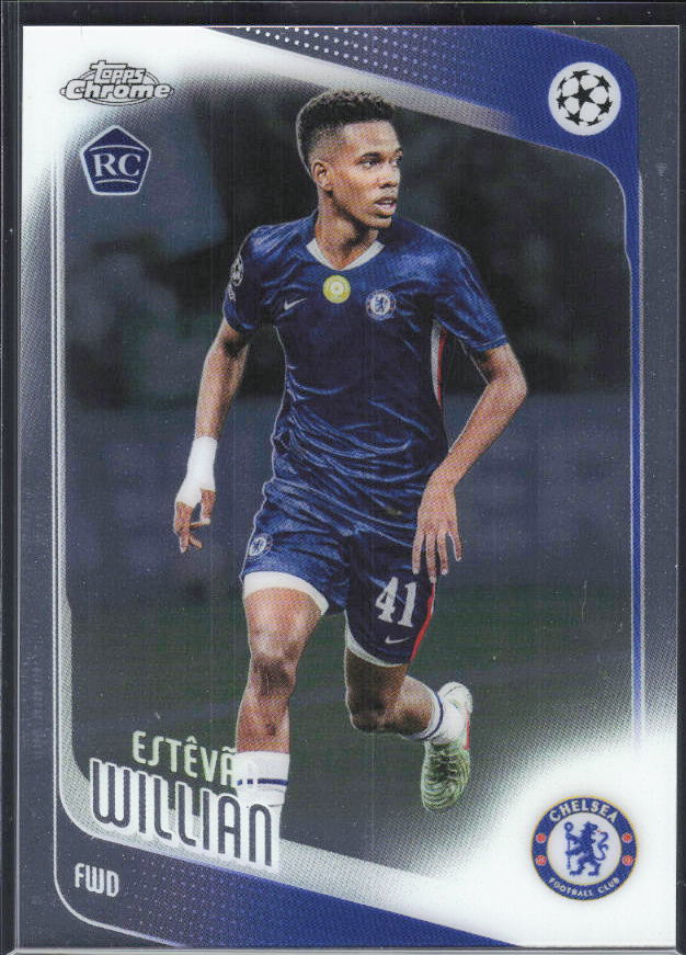 Estêvão Willian – 2025-26 Topps Chrome UEFA Club Competitions #66 RC – framsida