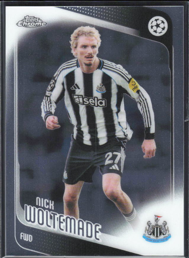 Nick Woltemade – 2025-26 Topps Chrome UEFA Club Competitions #68 – framsida
