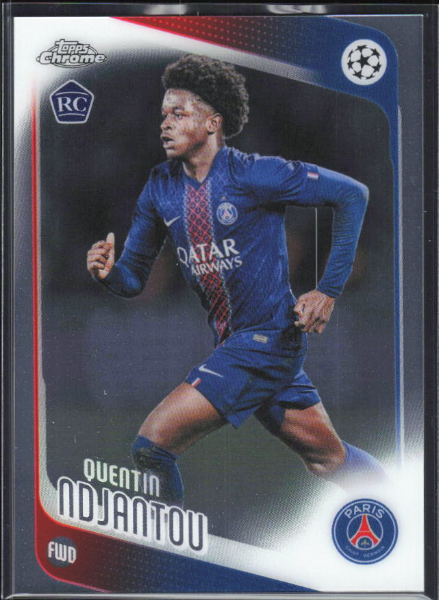 Quentin Ndjantou – 2025-26 Topps Chrome UEFA Club Competitions #166 RC – framsida