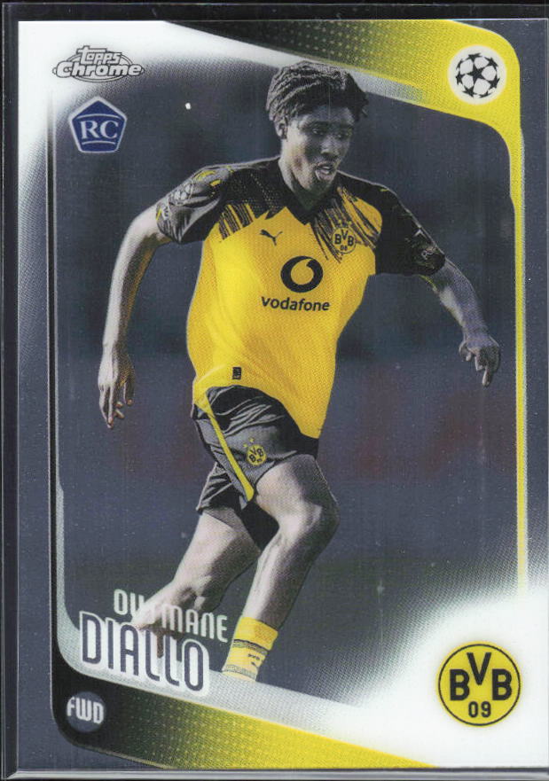 Ousmane Diallo – 2025-26 Topps Chrome UEFA Club Competitions #120 RC – framsida