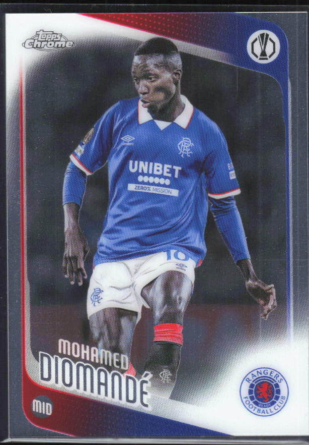 Mohamed Diomandé – 2025-26 Topps Chrome UEFA Club Competitions #45 – framsida