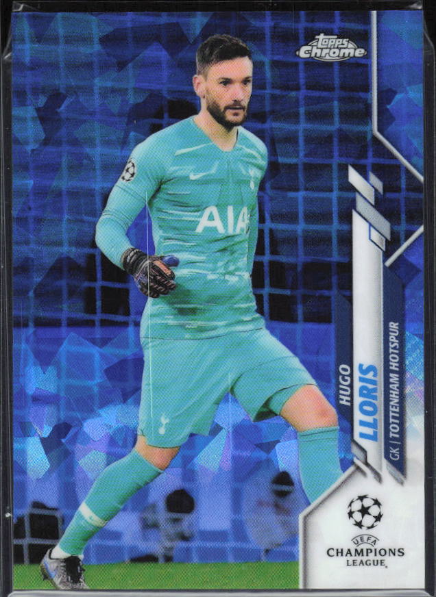 Hugo Lloris – 2019-20 Topps Chrome UEFA Champions League Sapphire #82 – framsida