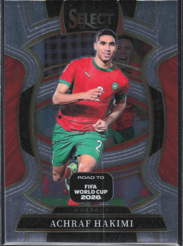 Achraf Hakimi – 2025-26 Panini Select Road to FIFA World Cup #52 Terrace – framsida