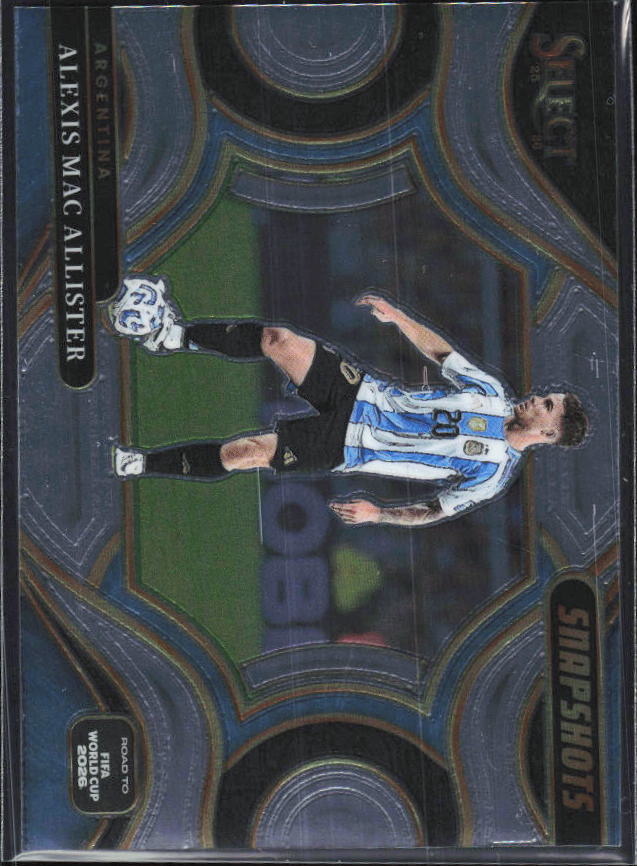 Alexis Mac Allister – 2025-26 Panini Select Road to FIFA World Cup #20 Snapshots – framsida