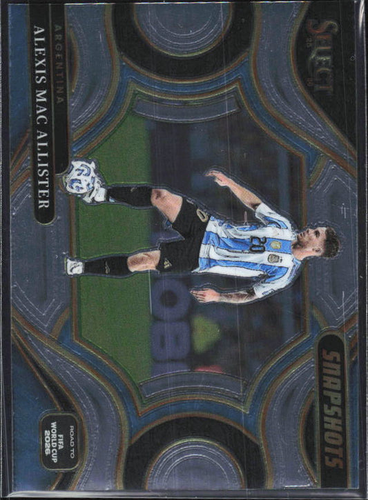 Alexis Mac Allister – 2025-26 Panini Select Road to FIFA World Cup #20 Snapshots – framsida