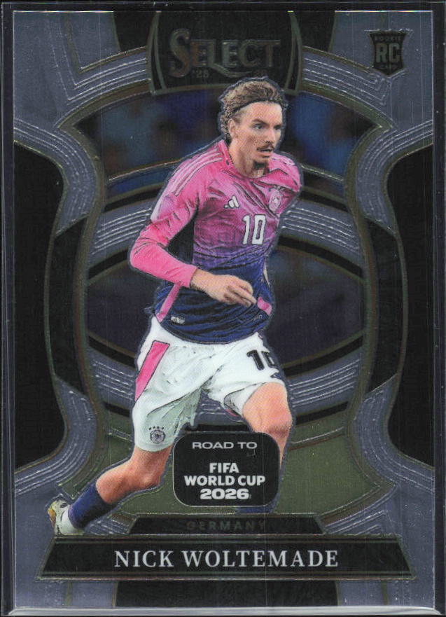 Nick Woltemade – 2025-26 Panini Select Road to FIFA World Cup #3 Terrace RC – framsida