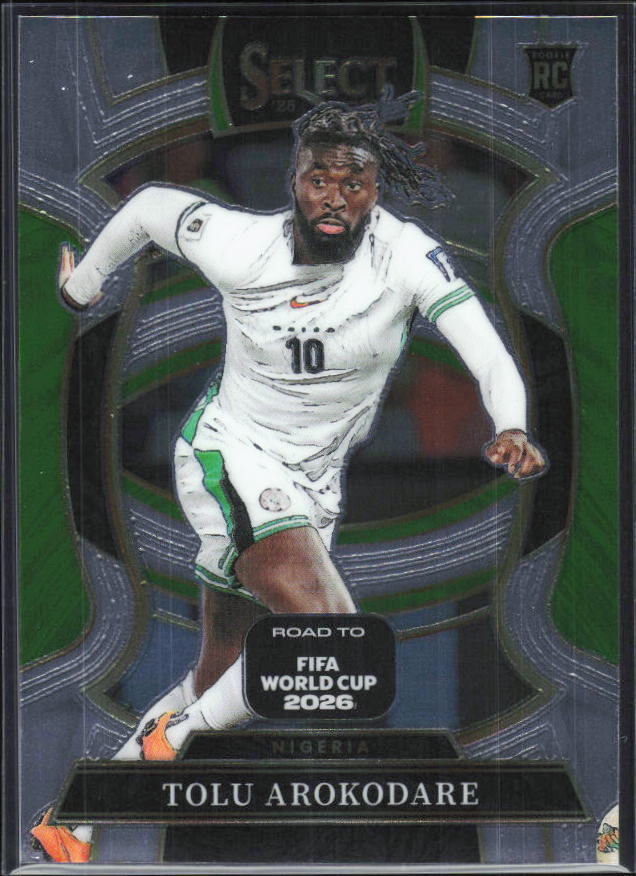 Tolu Arokodare – 2025-26 Panini Select Road to FIFA World Cup #22 Terrace RC – framsida