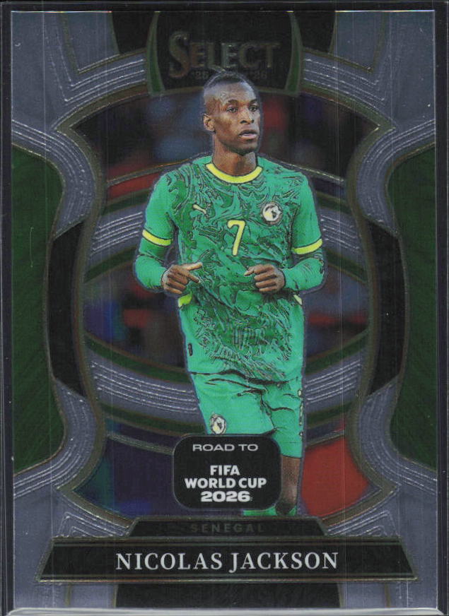 Nicolas Jackson – 2025-26 Panini Select Road to FIFA World Cup #94 Terrace – framsida