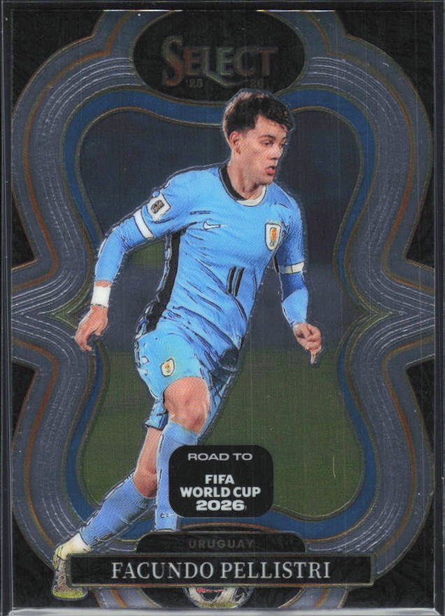 Facundo Pellistri – 2025-26 Panini Select Road to FIFA World Cup #118 Mezzanine – framsida