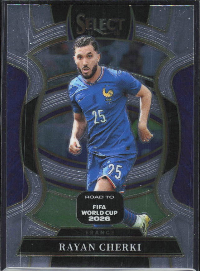 Rayan Cherki – 2025-26 Panini Select Road to FIFA World Cup #78 Terrace – framsida